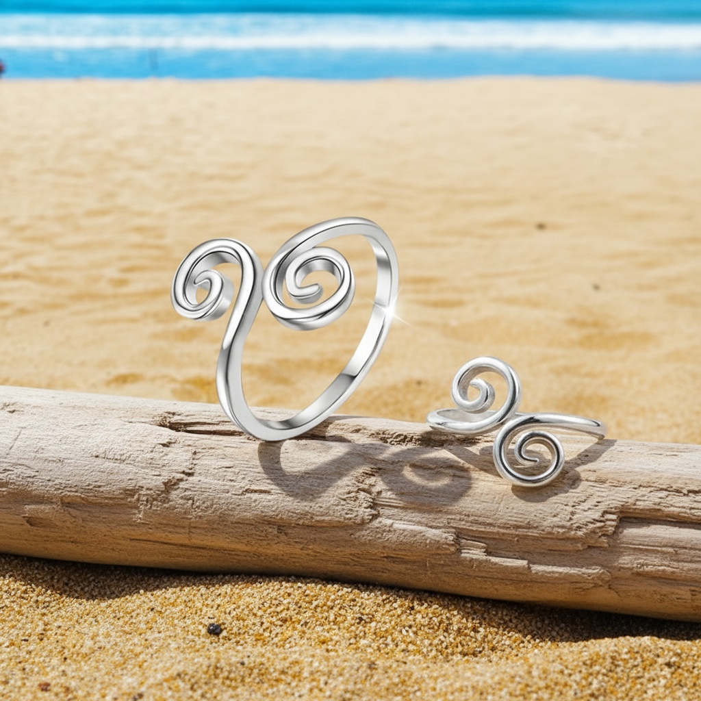 Women's Open 925 Sterling Silver Ring — Everyday Style